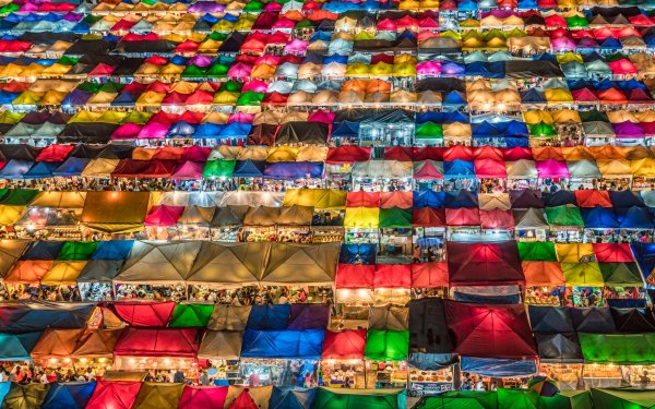 Photography Colors Market Night Tent HD Wallpaper | Background Image