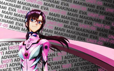 Mari Makinami Illustrious Anime Evangelion: 2.0 You Can (Not) Advance HD Desktop Wallpaper | Background Image