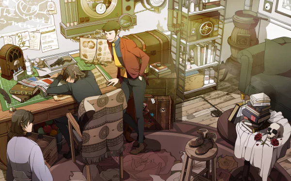 Anime Lupin the Third HD Desktop Wallpaper | Background Image