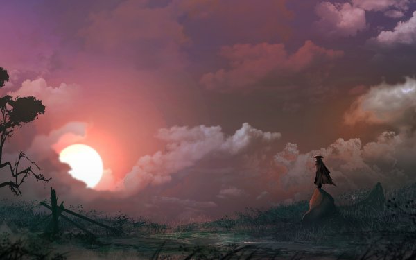 Fantasy Men Sun Cloud Sky Sunset HD Wallpaper | Background Image