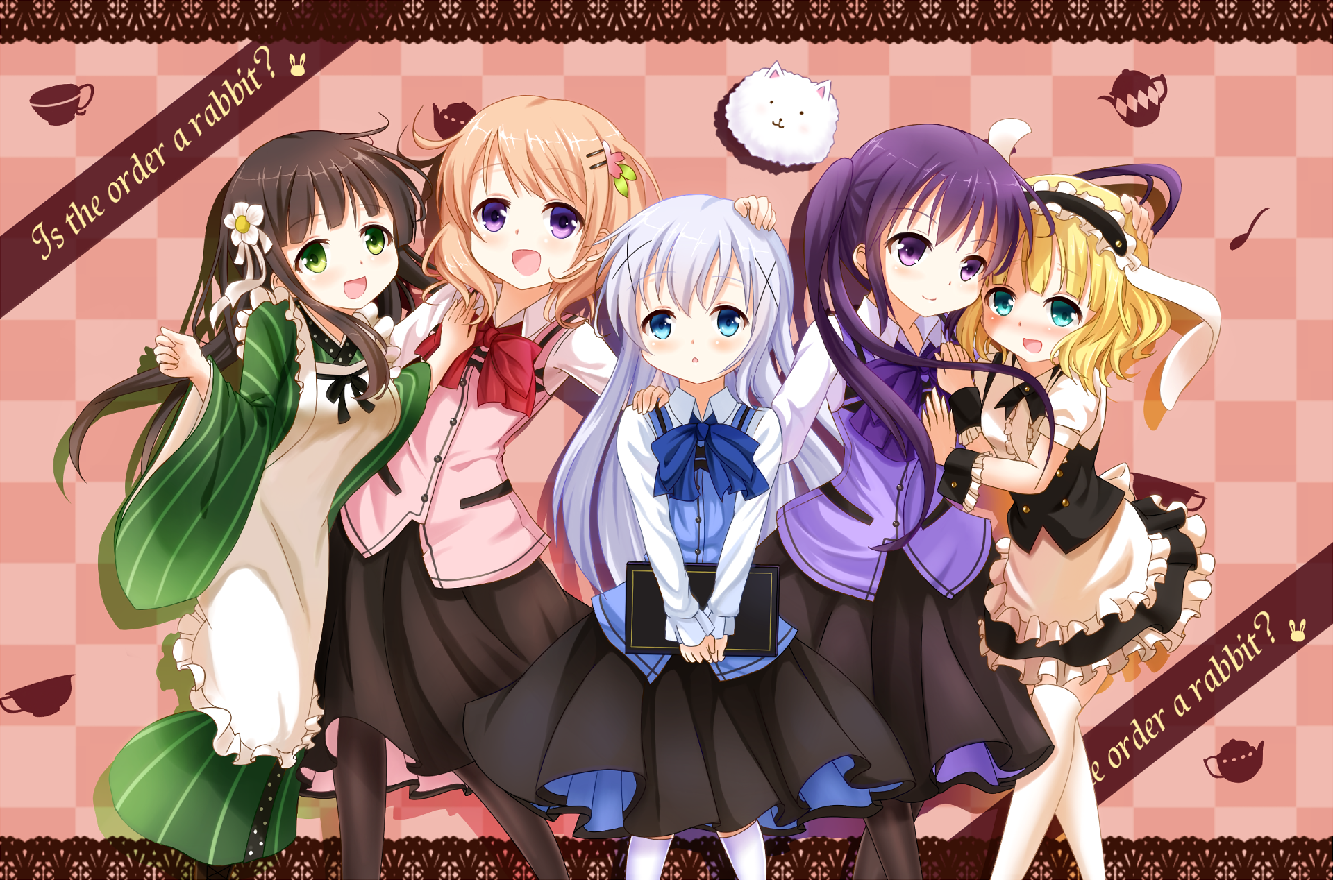 Download Anime Is The Order A Rabbit HD Wallpaper