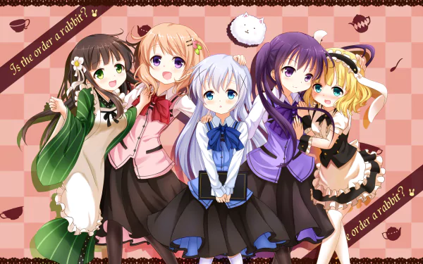 Anime Is the Order a Rabbit HD Desktop Wallpaper | Background Image