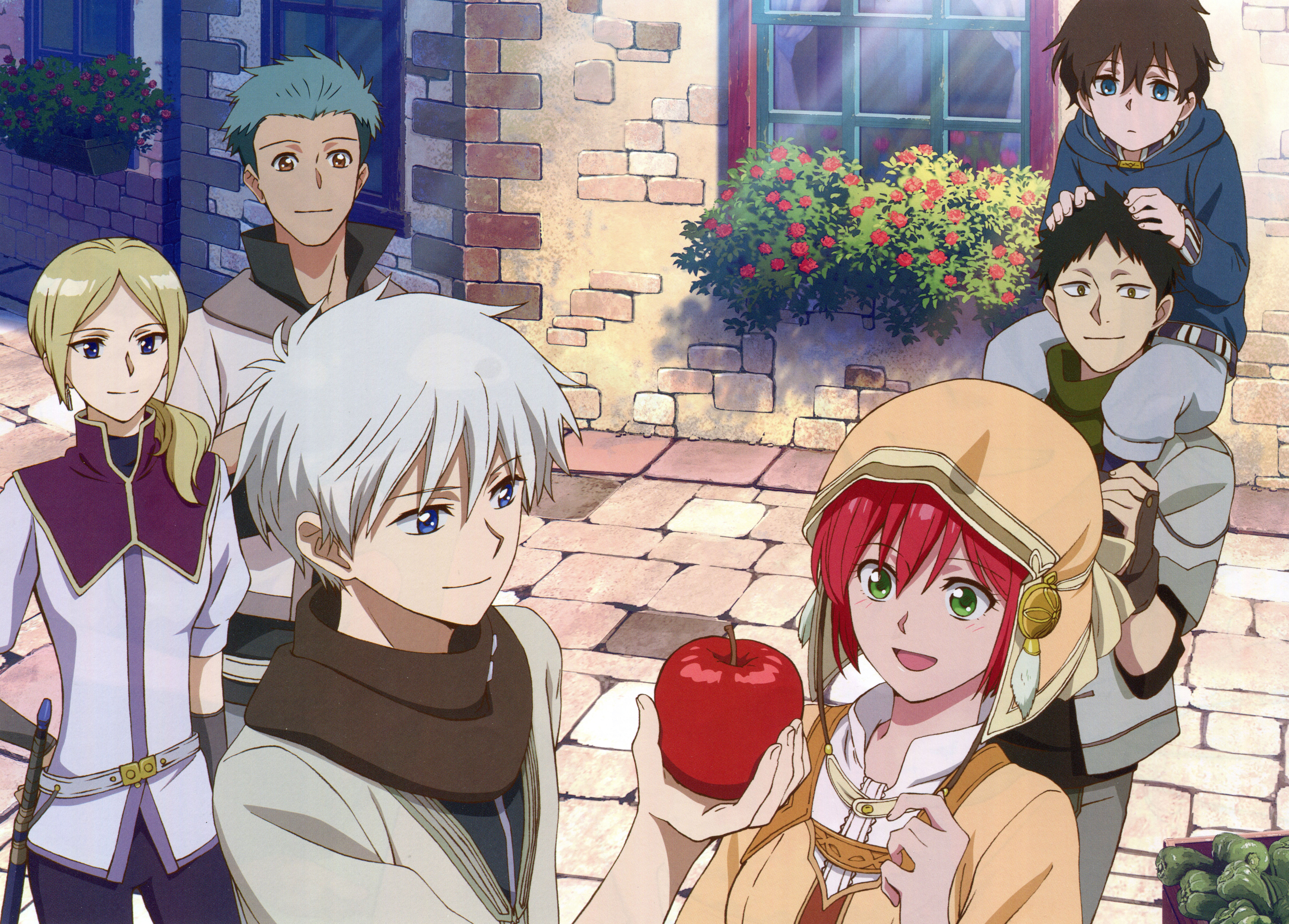 Snow white with the deals red hair anime