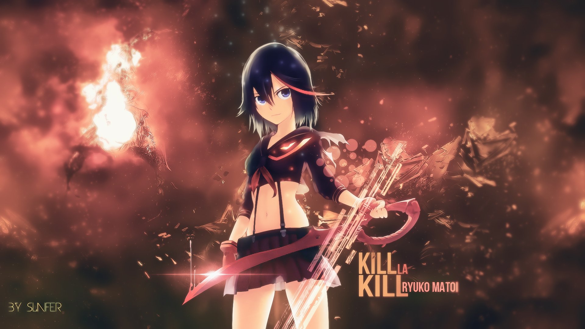 Download Skirt Senketsu (Kill La Kill) Ryūko Matoi Anime Kill La Kill HD  Wallpaper by Sl4ifer