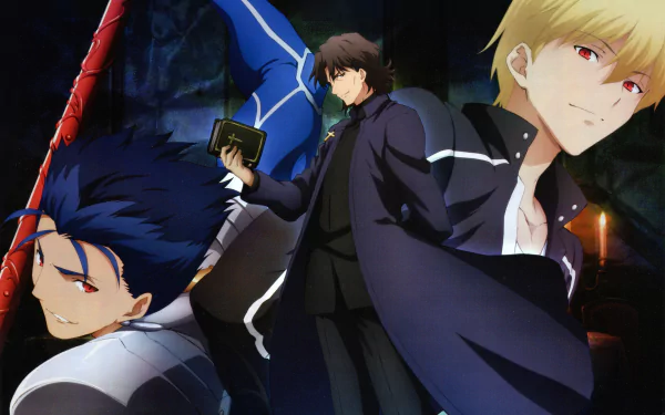 Gilgamesh (Fate Series) Lancer (Fate/Stay Night) Anime Fate/Stay Night HD Desktop Wallpaper | Background Image