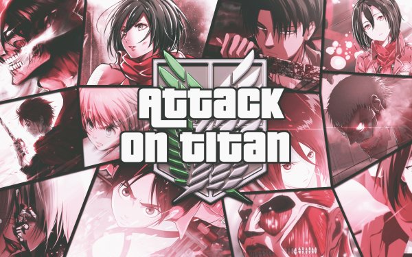 Anime Attack On Titan Eren Yeager Mikasa Ackerman Levi Ackerman Armin Arlert Shingeki No Kyojin HD Wallpaper | Background Image