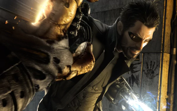 Adam Jensen video game Deus Ex: Mankind Divided HD Desktop Wallpaper | Background Image
