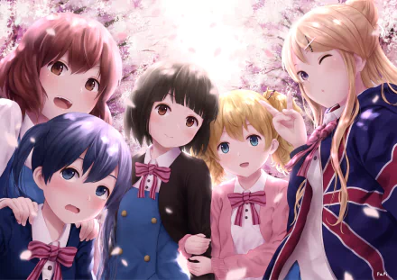 Anime KINMOZA! HD Desktop Wallpaper | Background Image