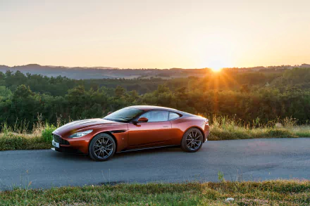 orange car grand tourer car Aston Martin vehicle Aston Martin DB11 HD Desktop Wallpaper | Background Image