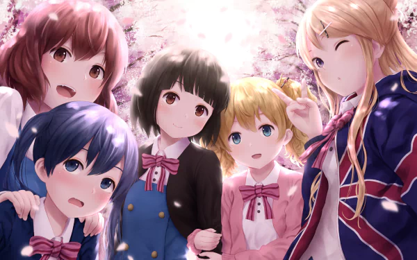 Anime KINMOZA! HD Desktop Wallpaper | Background Image
