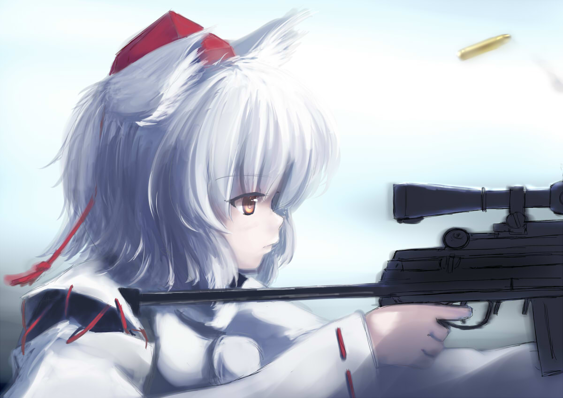 Download Momiji Inubashiri Anime Touhou HD Wallpaper