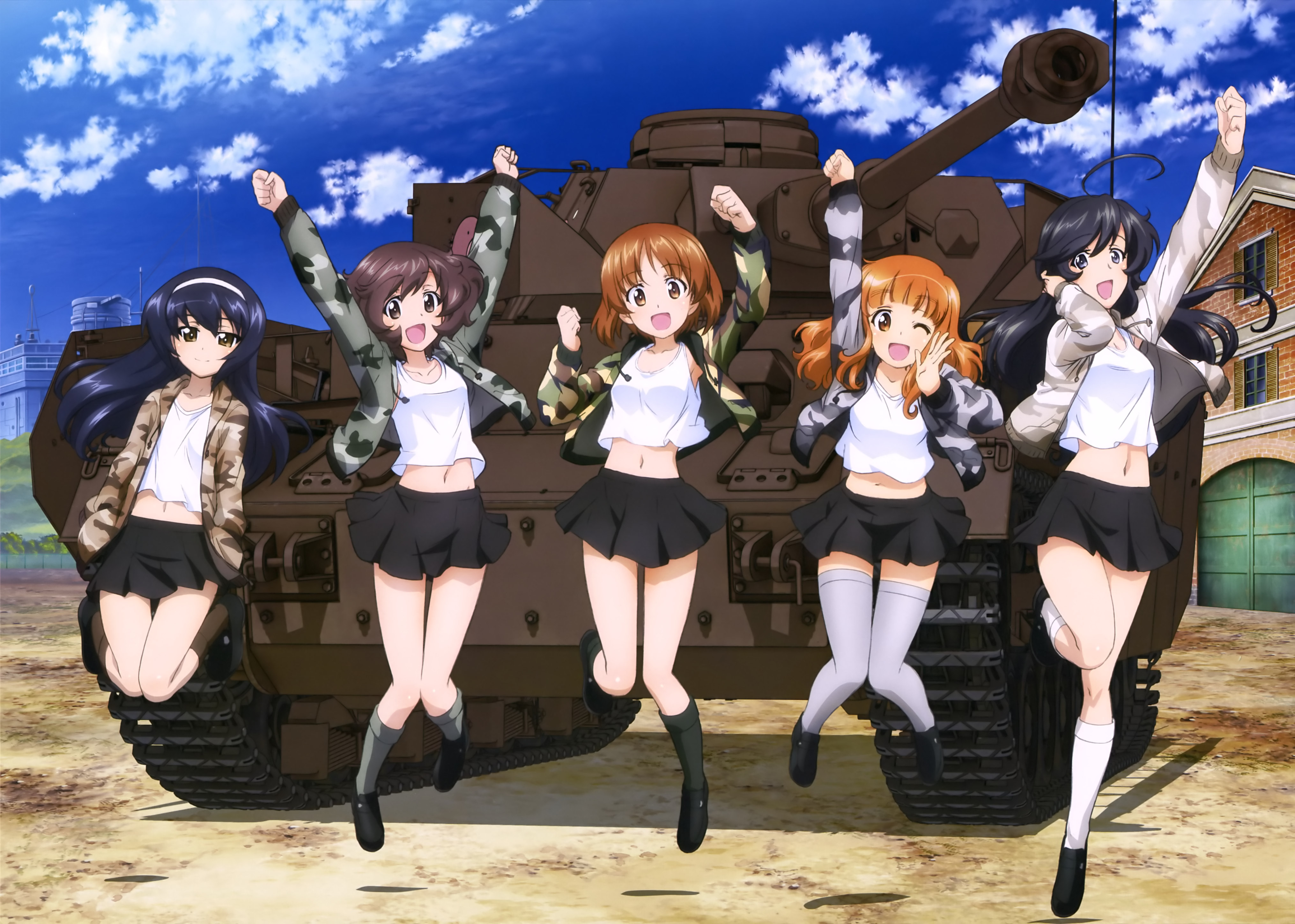 Download Anime Girls Und Panzer 4k Ultra HD Wallpaper