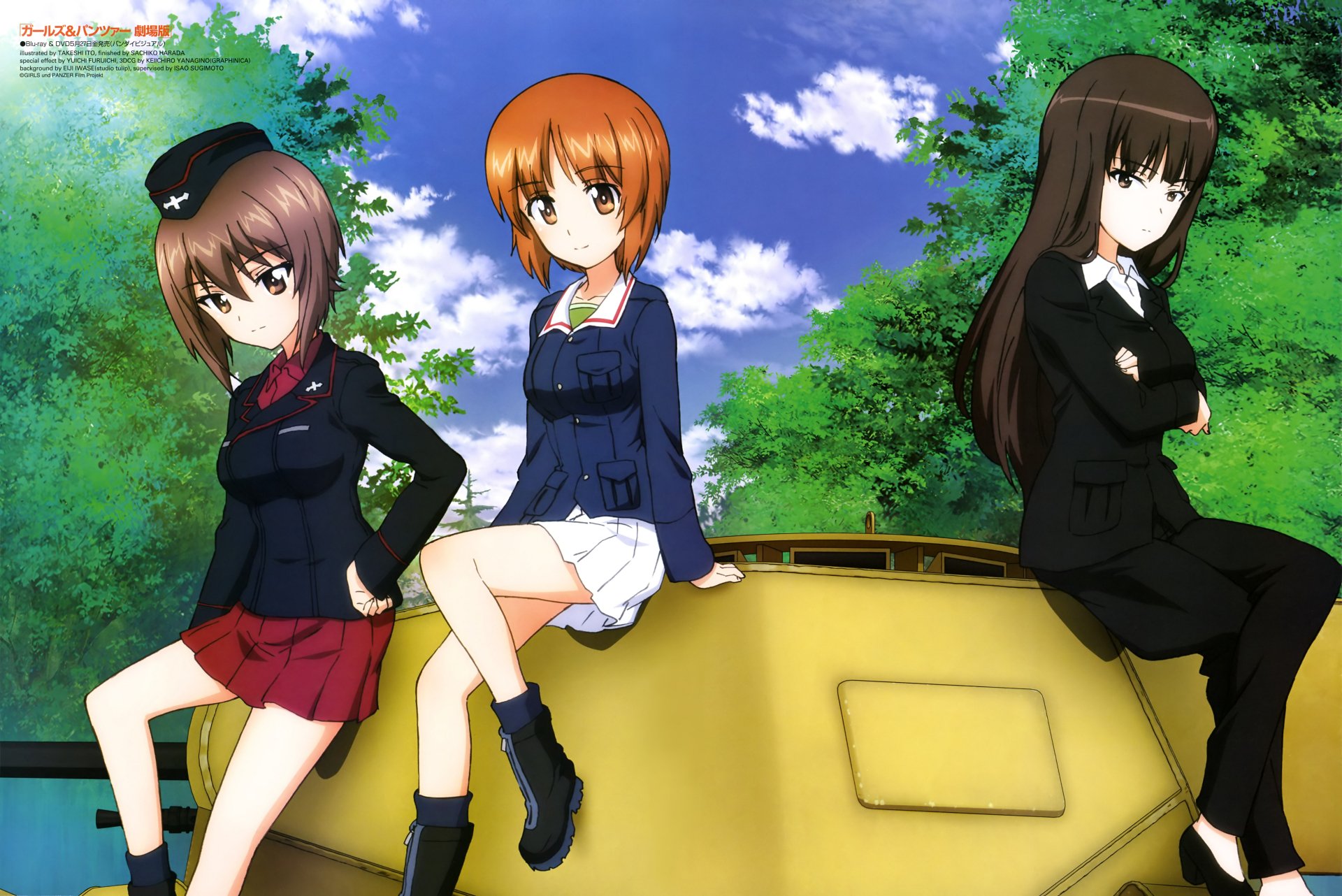 Girls und panzer обои