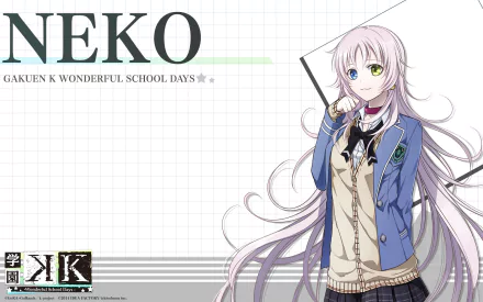 Neko (K Project) Anime K Project HD Desktop Wallpaper | Background Image