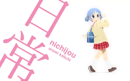 Mio Naganohara Anime Nichijō HD Desktop Wallpaper | Background Image