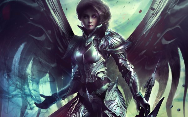 Fantasy Angel Warrior Angel Wings Archangel HD Wallpaper | Background Image