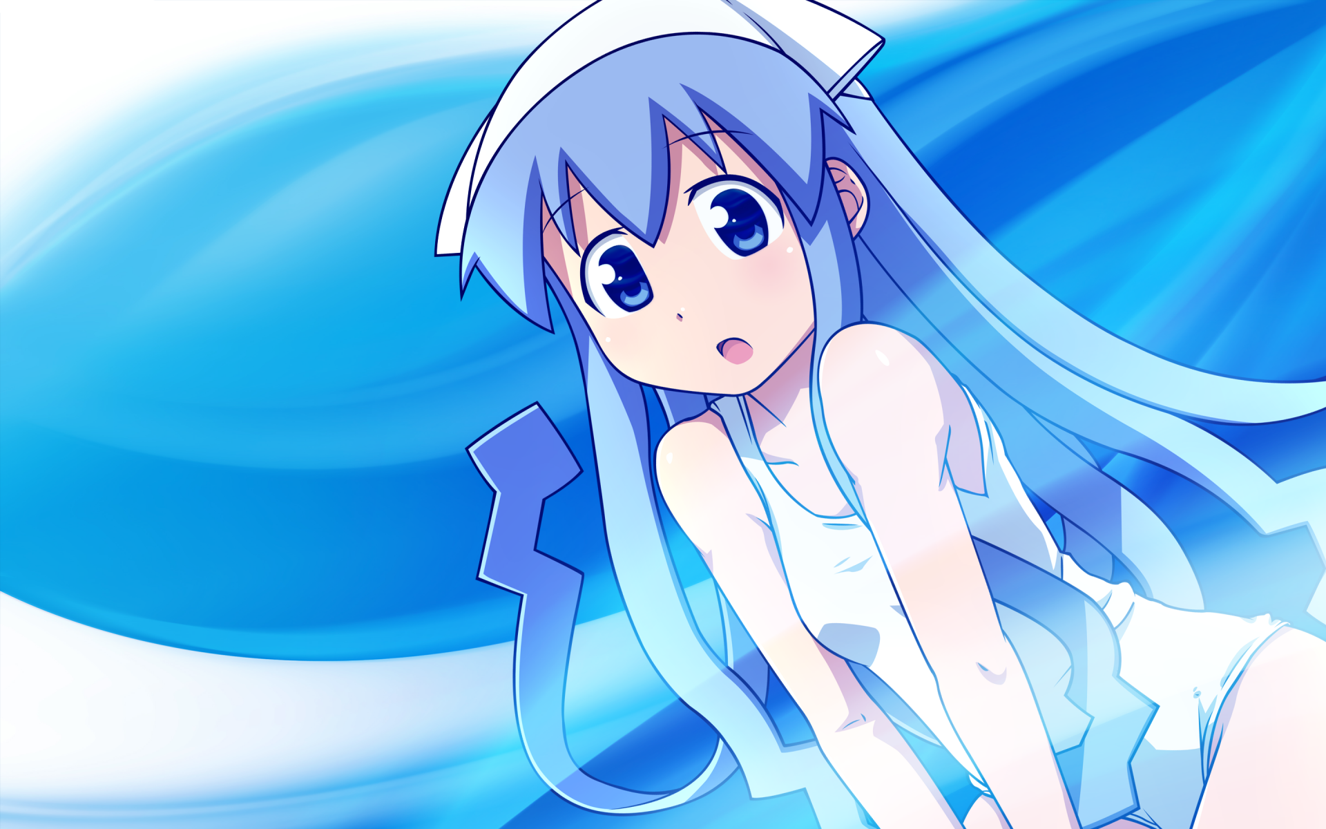 Ika Musume — Squid Girl 2K Quad‑HD Anime Wallpaper