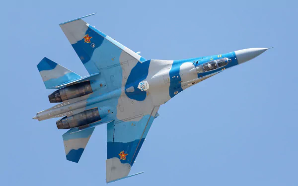 warplane aircraft military jet fighter Sukhoi Su-27 HD Desktop Wallpaper | Background Image