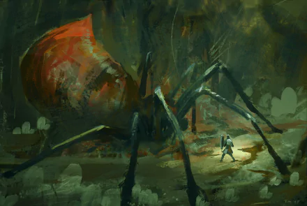 creature warrior fantasy spider fantasy warrior HD Desktop Wallpaper | Background Image