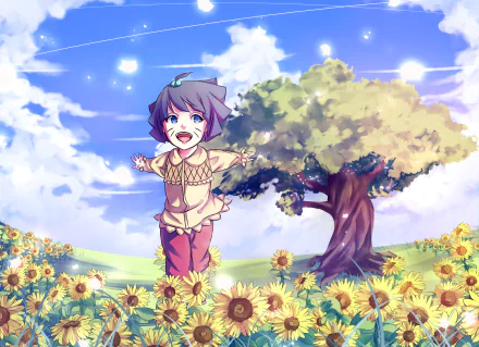  Himawari Field by SaniiSan