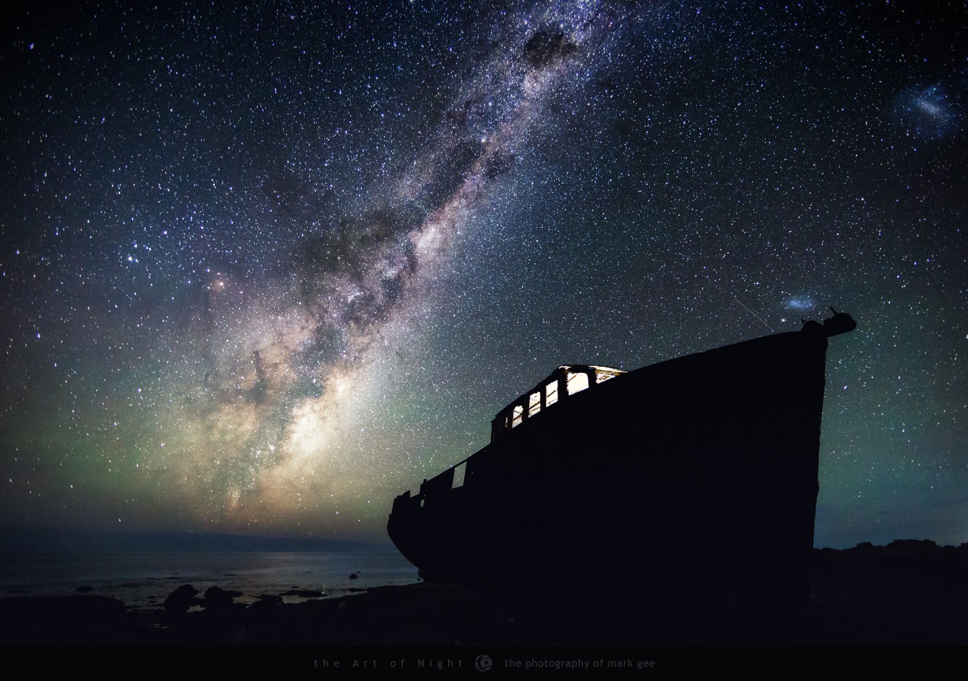 Download Sky Star Night Ship Sci Fi Milky Way HD Wallpaper by Mark Gee