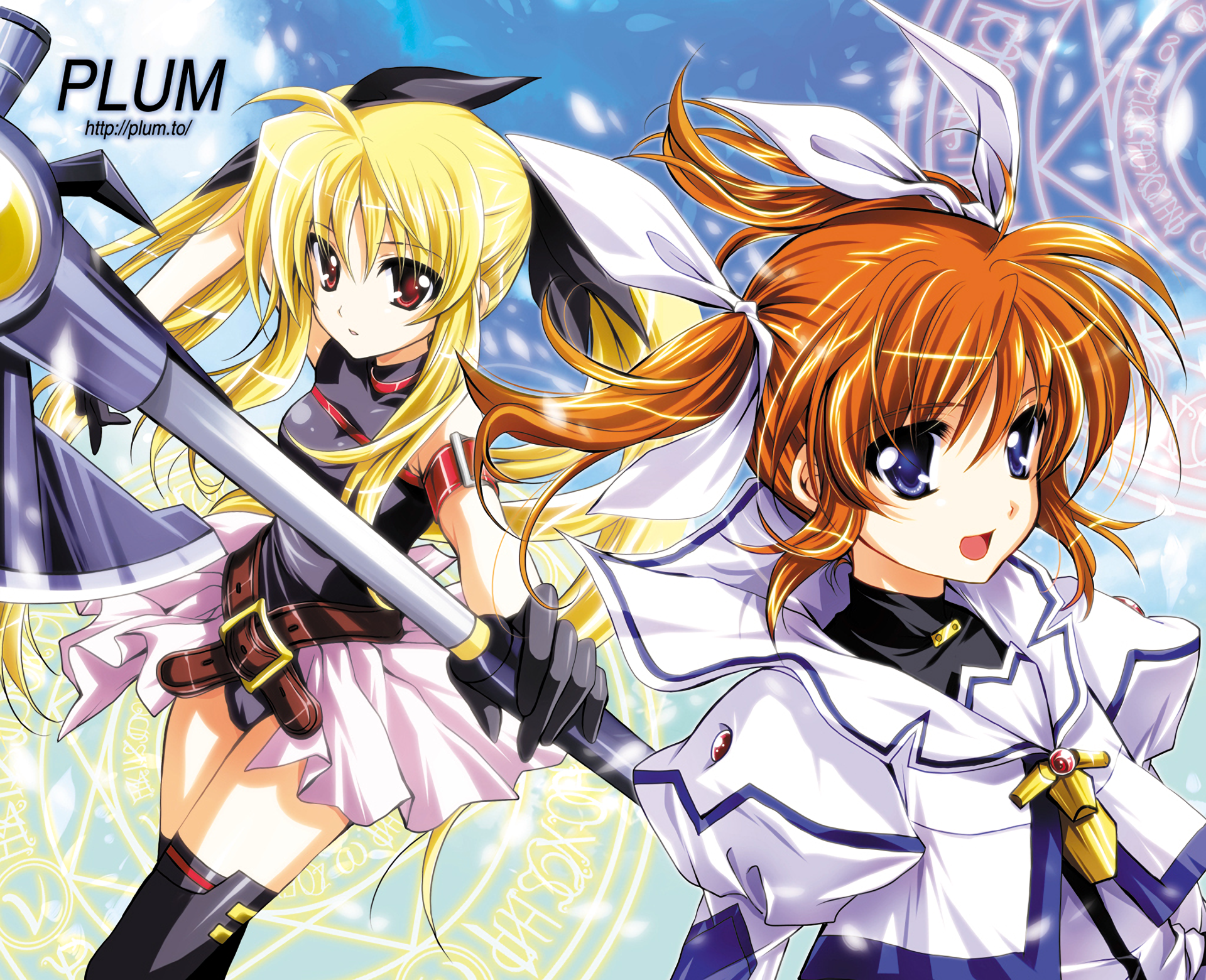 Download Anime Magical Girl Lyrical Nanoha HD Wallpaper