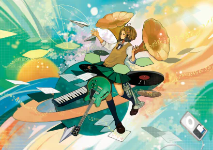 brown hair Anime music HD Desktop Wallpaper | Background Image