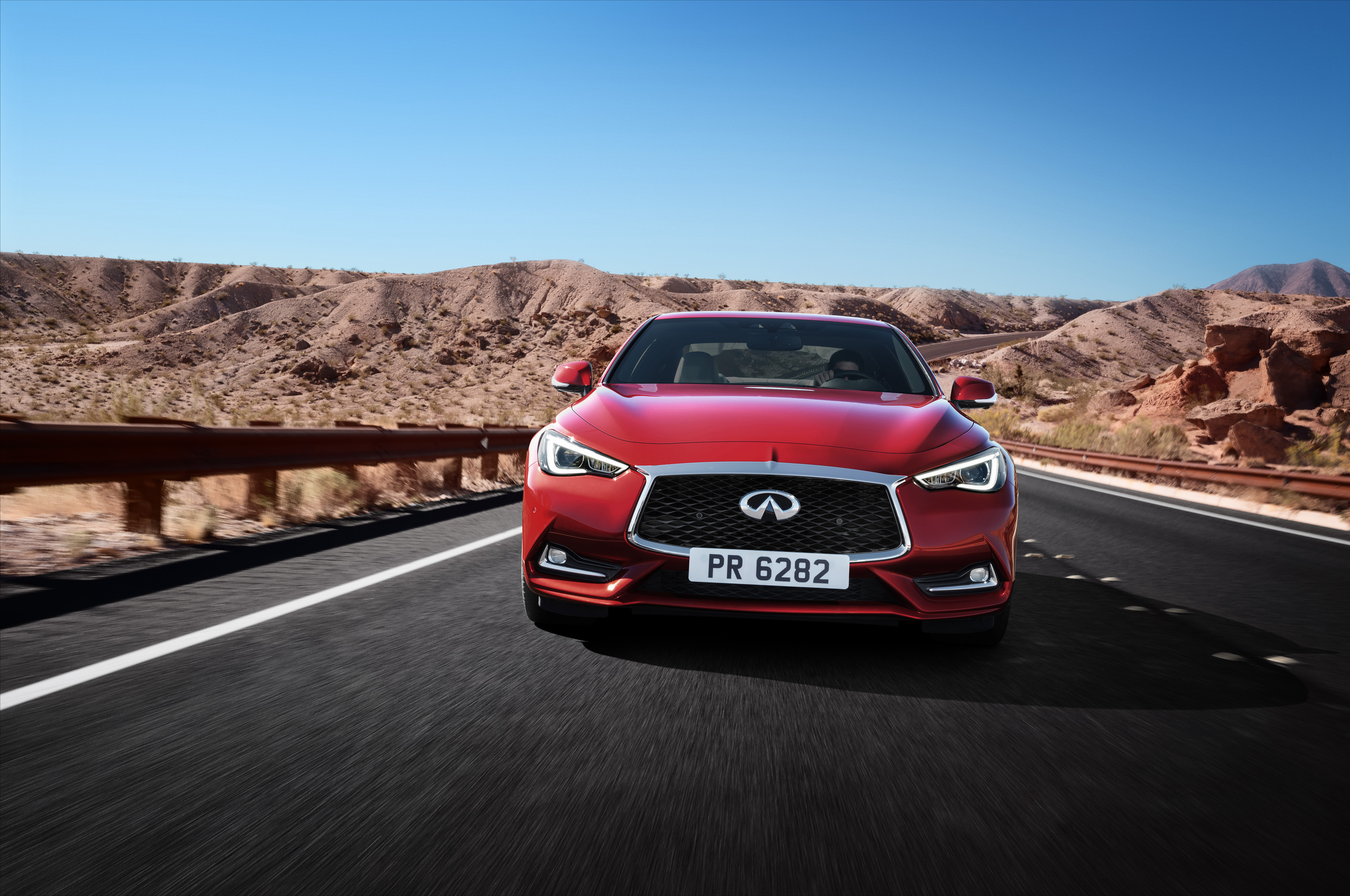 Download Silver Car Car Infiniti Vehicle Infiniti Q60 HD Wallpaper