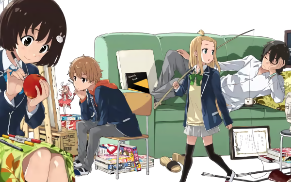 Anime This Art Club Has a Problem! Mizuki Usami Subaru Uchimaki Collette President Kono Bijutsubu ni wa Mondai ga Aru! HD Wallpaper | Background Image