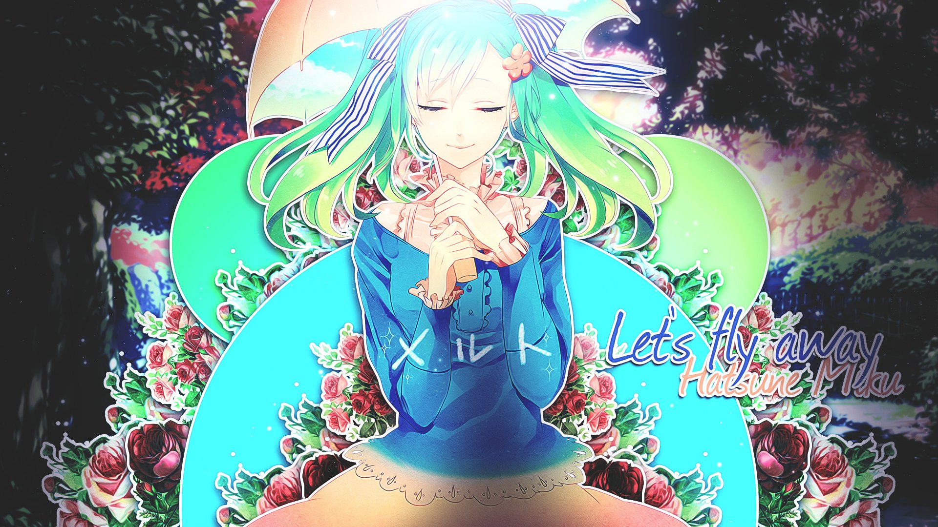 Download Hatsune Miku Anime Vocaloid HD Wallpaper by JamesxpGFX