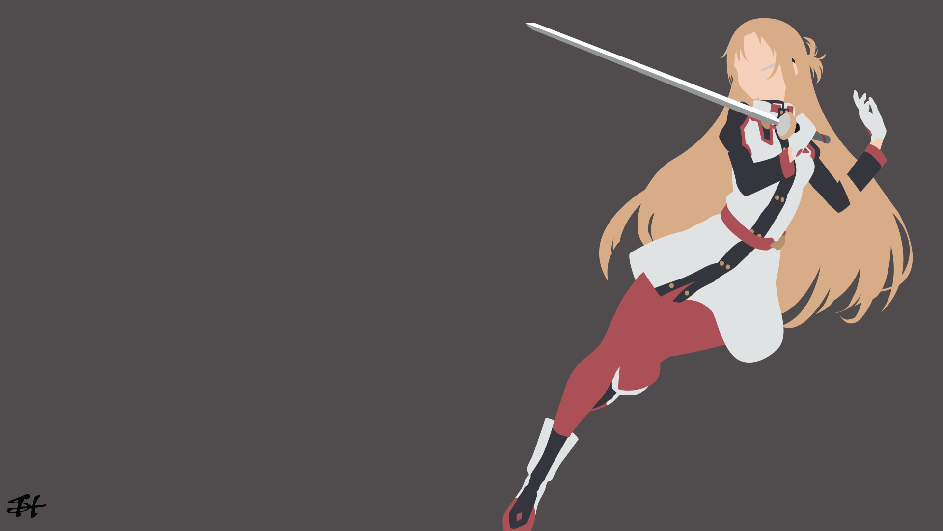 Download Minimalist Sword Art Online Sword Art Online Ordinal Scale
