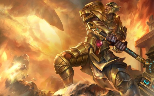 Video Game Heroes Of Newerth Warrior Hammer Armor HD Wallpaper | Background Image