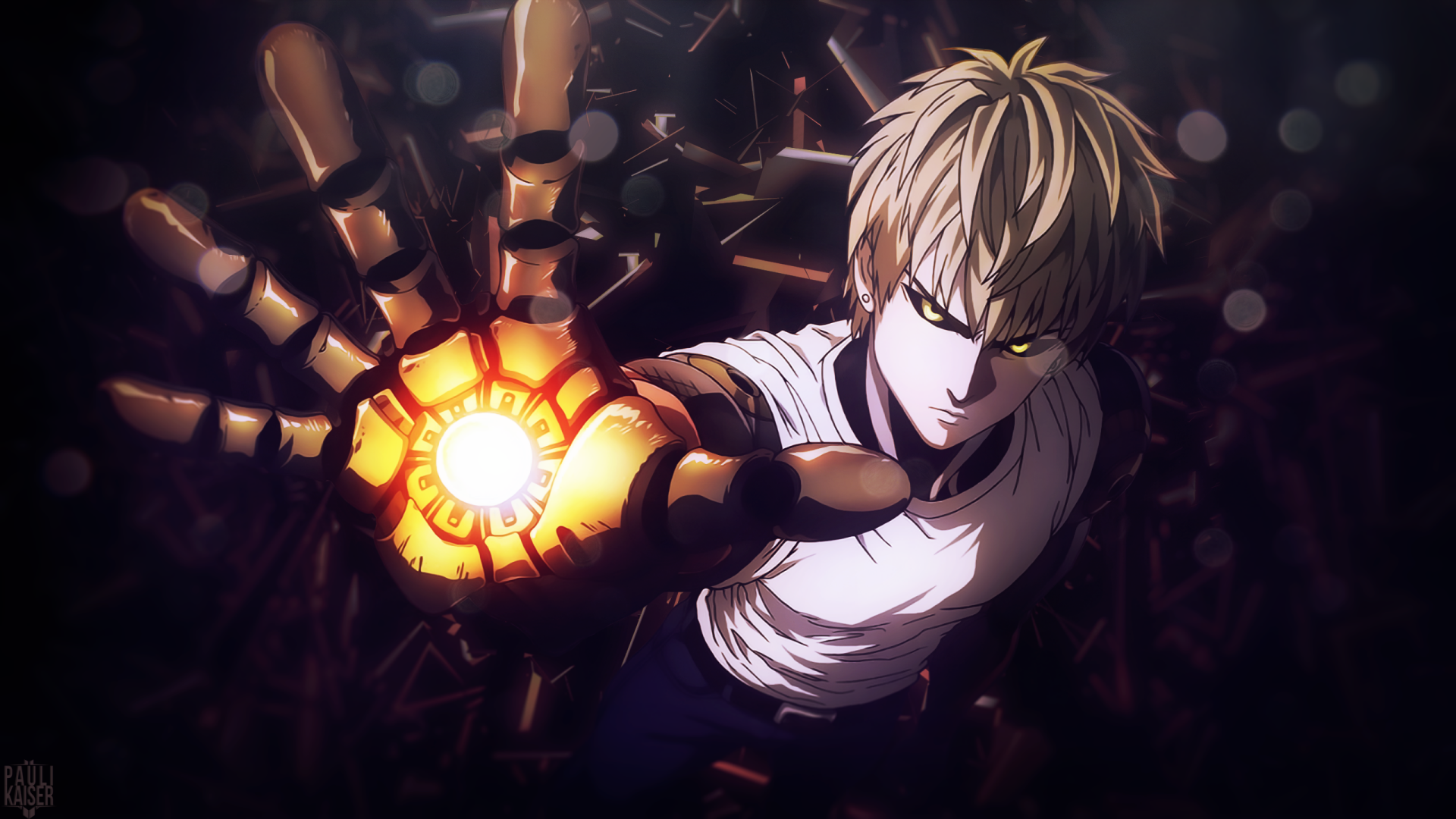 Download Genos (One-Punch Man) Anime One-Punch Man HD Wallpaper