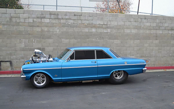 race car drag racing hot rod muscle car vehicle 1965 chevrolet nova HD Desktop Wallpaper | Background Image