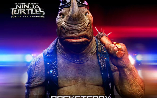 Teenage Mutant Ninja Turtles Rocksteady (TMNT) movie Teenage Mutant Ninja Turtles: Out Of The Shadows HD Desktop Wallpaper | Background Image