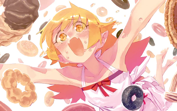 Shinobu Oshino Anime Monogatari (Series) HD Desktop Wallpaper | Background Image