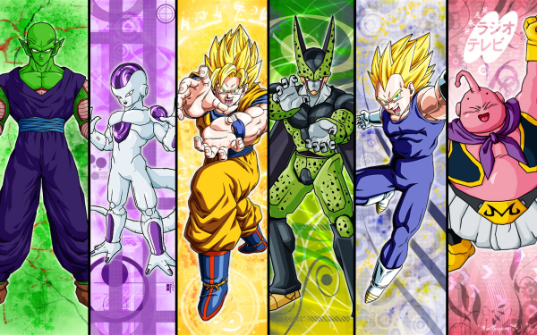 Anime Dragon Ball Z Dragon Ball Frieza Goku Vegeta Majin Buu Piccolo HD Wallpaper | Background Image
