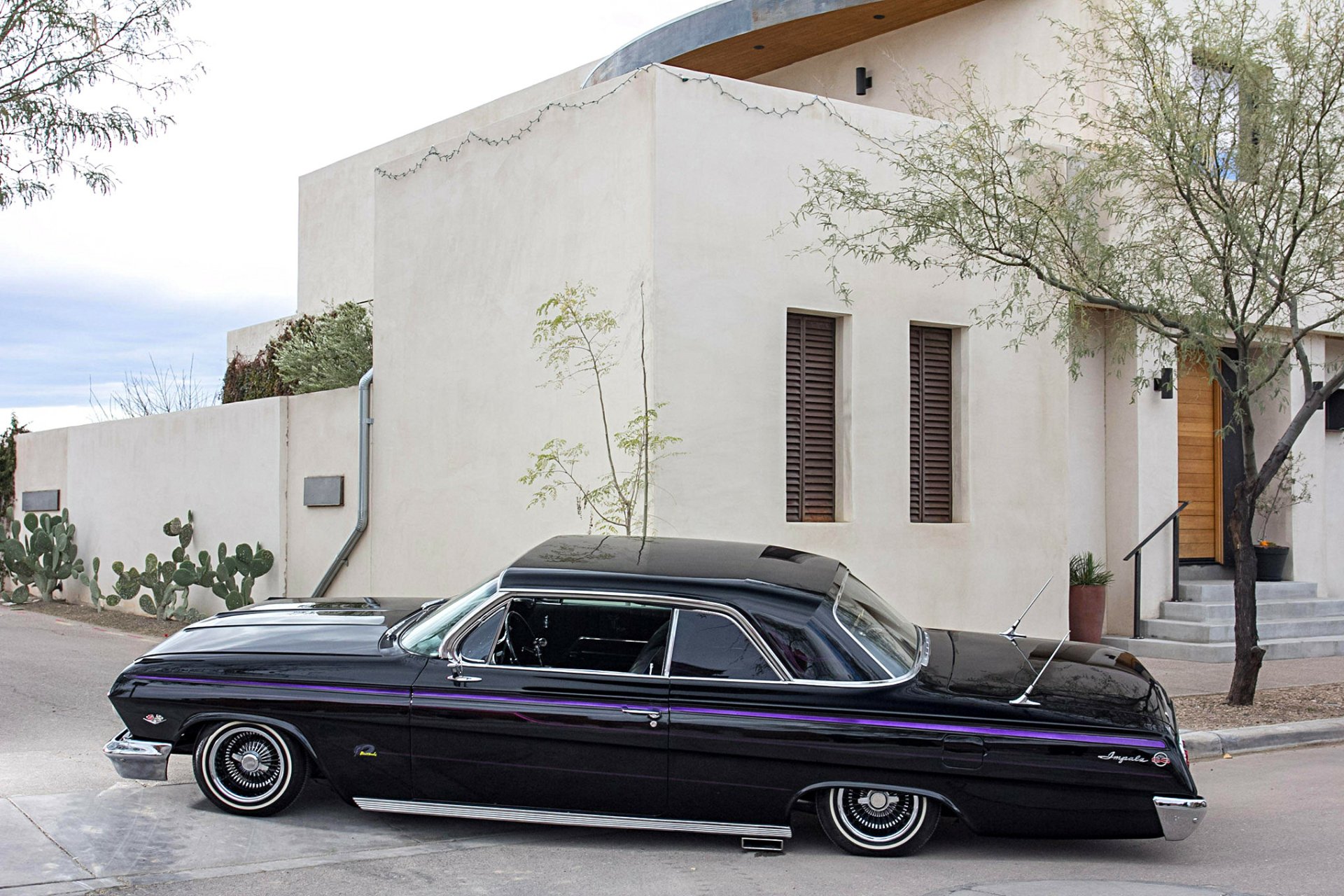 Download Muscle Car Lowrider Vehicle Chevrolet Impala HD Wallpaper
