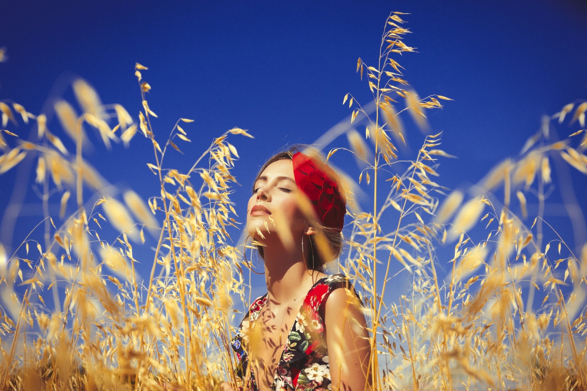 Download Earrings Summer Woman Mood HD Wallpaper