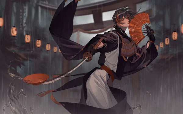 Anime Touken Ranbu HD Desktop Wallpaper | Background Image