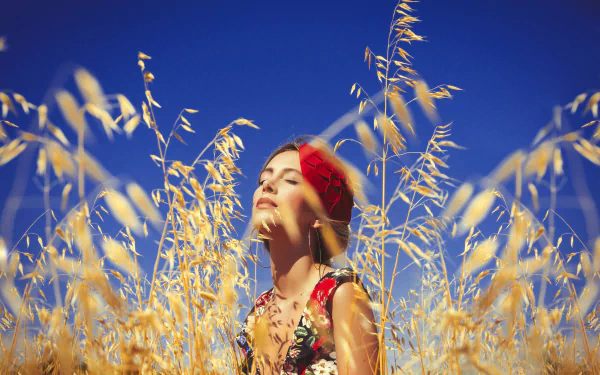 earrings summer woman mood HD Desktop Wallpaper | Background Image