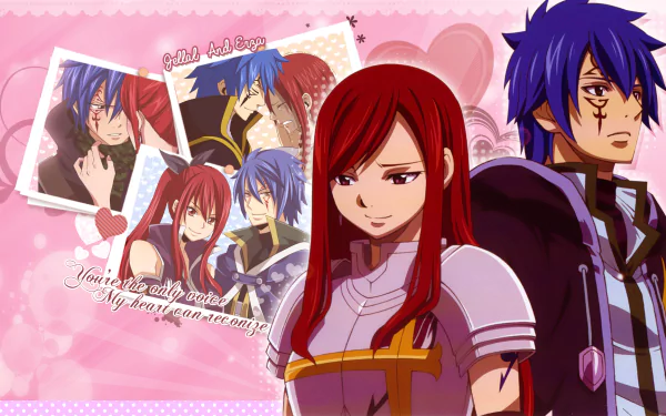 Jellal Fernandes Erza Scarlet Anime Fairy Tail HD Desktop Wallpaper | Background Image