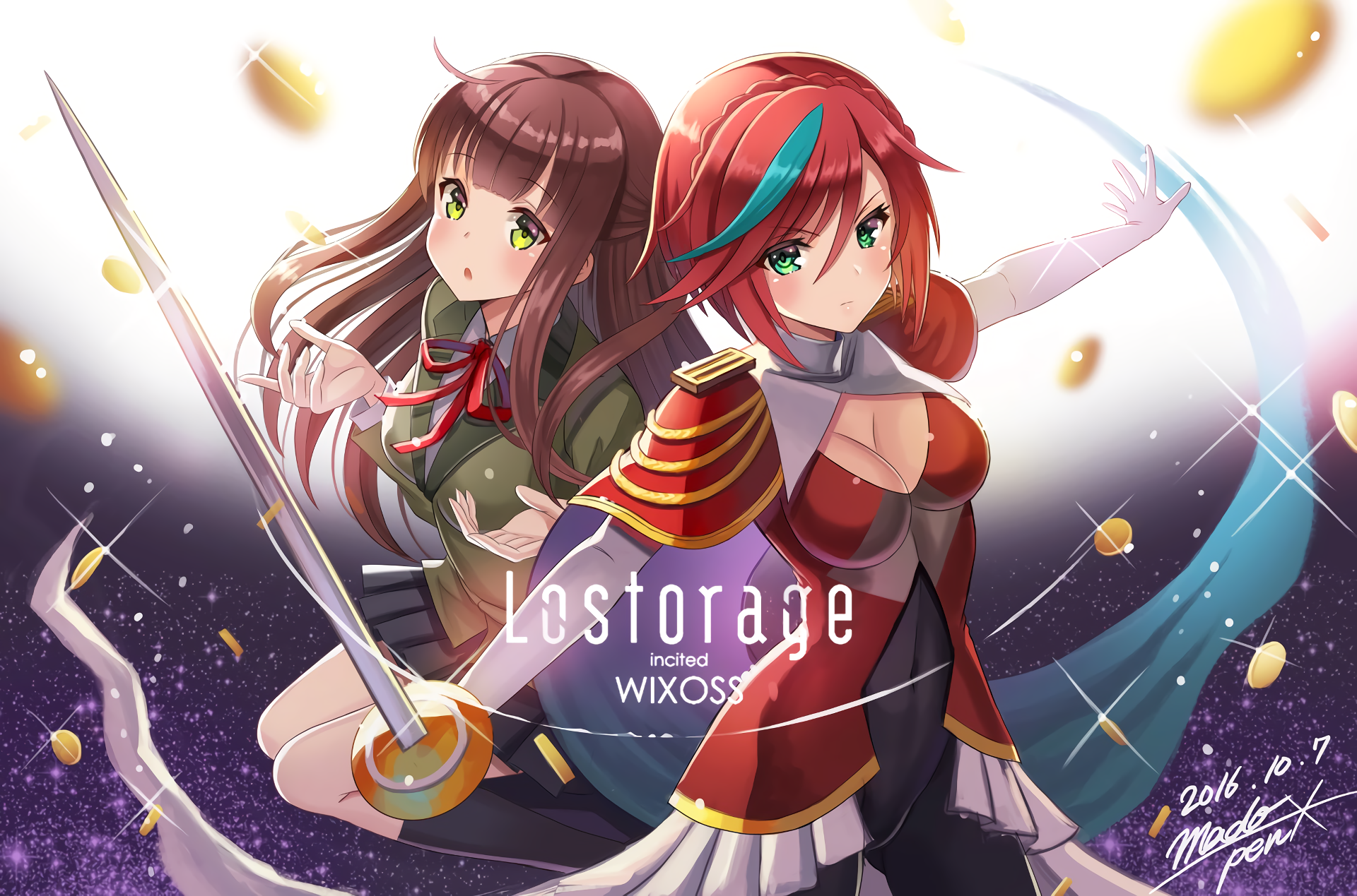 Lostorage Incited WIXOSS Debuts October 8th - Designs & Commercial Revealed  - Otaku Tale