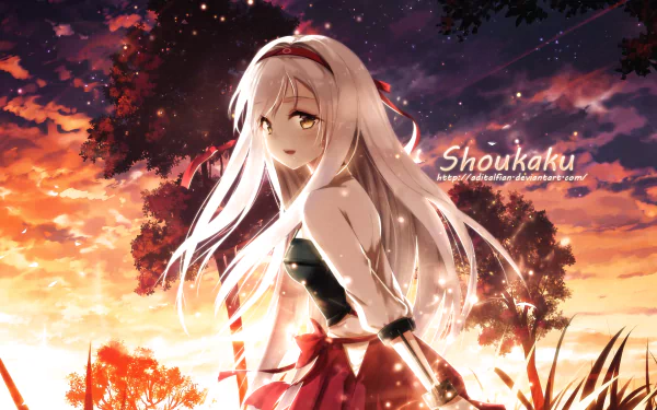 Shoukaku (Kancolle) Anime Kantai Collection HD Desktop Wallpaper | Background Image