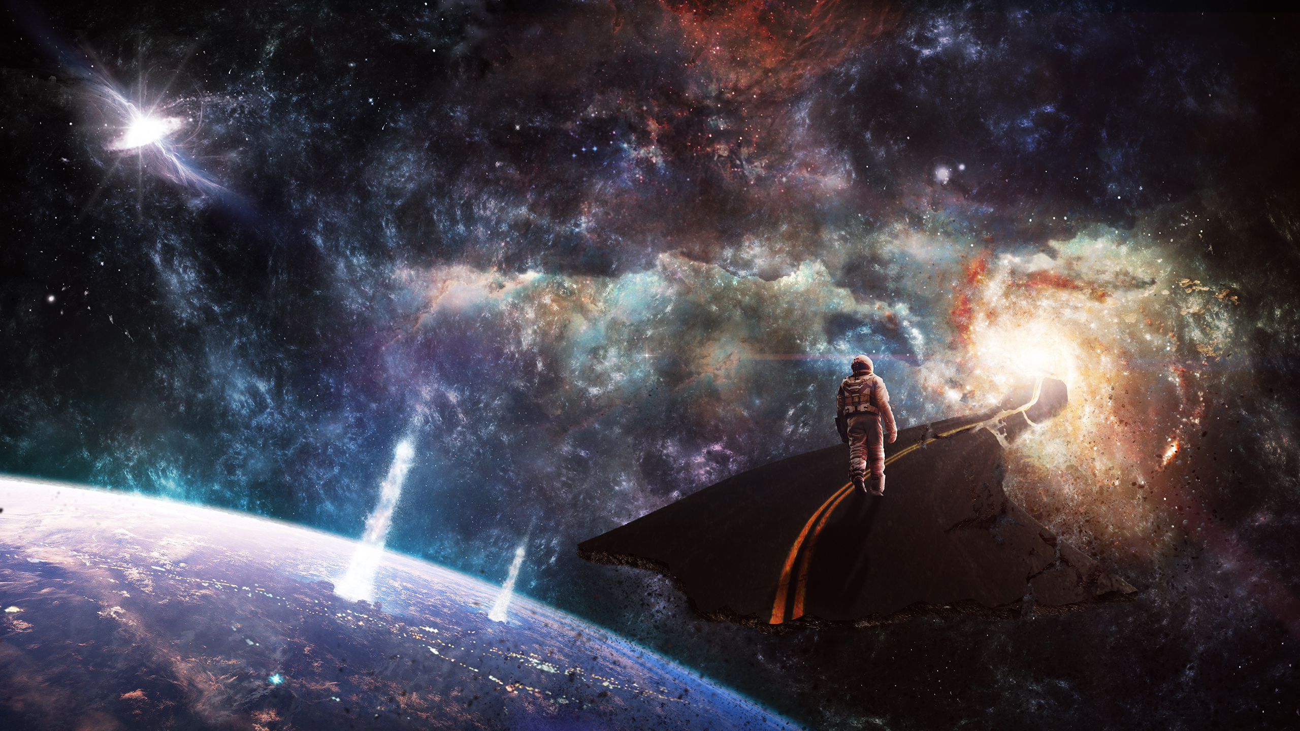 Wormhole, earth, sci-fi, space, HD phone wallpaper | Peakpx