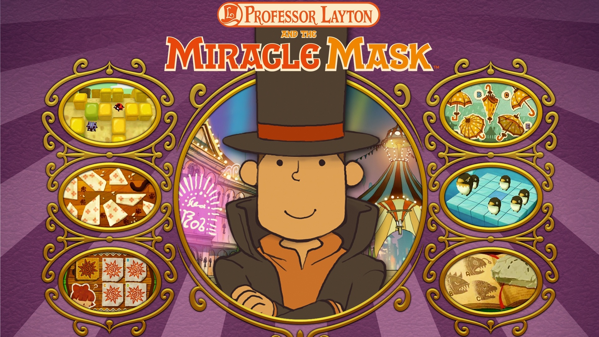 Download Video Game Professor Layton And The Miracle Mask HD Wallpaper