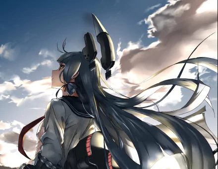 Murakumo (Kancolle) Anime Kantai Collection HD Desktop Wallpaper | Background Image
