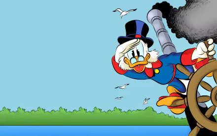 DuckTales Scrooge McDuck Comic The Life and Times of Scrooge McDuck HD Desktop Wallpaper | Background Image