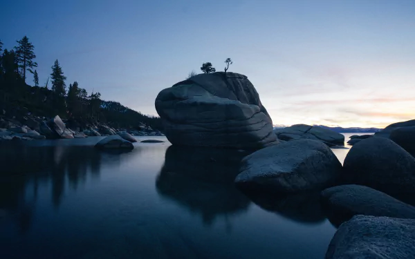 Wabisuke (Bleach) coast nature rock HD Desktop Wallpaper | Background Image