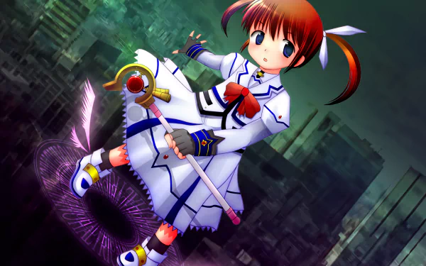 Anime Magical Girl Lyrical Nanoha HD Desktop Wallpaper | Background Image